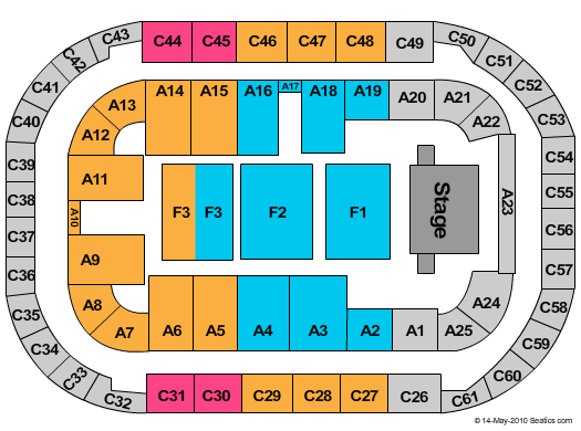 Arena At Ford Idaho Center Carrie Underwood Seating Chart